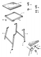 DEWALT DE1000 LEG STAND (TYPE 1) Spare Parts