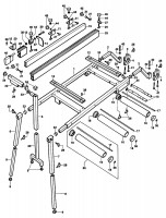 DEWALT DE3497 ROLLER TABLE (TYPE 1) Spare Parts