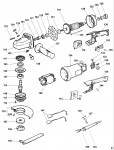 DEWALT DW840 ANGLE GRINDER (TYPE 1) Spare Parts