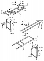 ELU EZ7085 EXTENSION TABLE (TYPE 1) Spare Parts