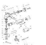 DEWALT DW824 ANGLE GRINDER (TYPE 1) Spare Parts