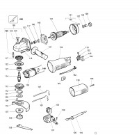 DEWALT DW824 ANGLE GRINDER (TYPE 1) Spare Parts