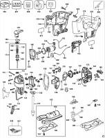 DEWALT DW933 CORDLESS JIGSAW (TYPE 1) Spare Parts