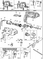 BLACK & DECKER KR540CRE DRILL (TYPE 1) Spare Parts