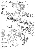 DEWALT DW912K CORDLESS DRILL (TYPE 4) Spare Parts