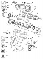 DEWALT DW972K CORDLESS DRILL (TYPE 4) Spare Parts