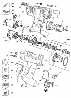 ELU SBA71K CORDLESS DRILL (TYPE 3) Spare Parts