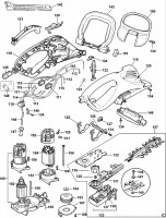 BLACK & DECKER GT650 HEDGETRIMMER (TYPE 1-2) Spare Parts