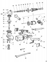 DEWALT DW492 ANGLE GRINDER (TYPE 2) Spare Parts