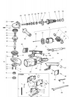 ELU DT53E ANGLE GRINDER (TYPE 2) Spare Parts