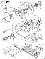 BERNER BHK165 CIRCULAR SAW (TYPE 5) Spare Parts