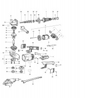 DEWALT DW474 ANGLE GRINDER (TYPE 2A) Spare Parts