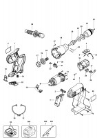 ELU SBA91 HAMMER DRILL (TYPE 1) Spare Parts