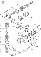 BLACK & DECKER CD500 GRINDER (TYPE 1) Spare Parts