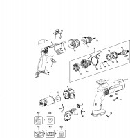 DEWALT DW961 CORDLESS DRILL (TYPE 3) Spare Parts