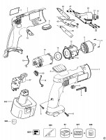 DEWALT DW941K CORDLESS SHEAR (TYPE 1) Spare Parts