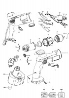 ELU MSA14K CORDLESS SHEAR (TYPE 1) Spare Parts