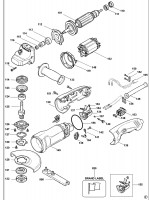 BLACK & DECKER KG85 ANGLE GRINDER (TYPE 1) Spare Parts