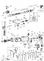 DEWALT DW515K DRILL (TYPE 2) Spare Parts