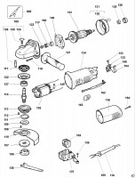 DEWALT DW824 ANGLE GRINDER (TYPE 3) Spare Parts