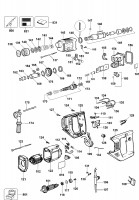 DEWALT DW567 ROTARY HAMMER (TYPE 3) Spare Parts