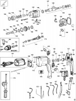 ELU BH22 ROTARY HAMMER (TYPE 3) Spare Parts