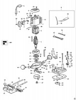 DEWALT DW614 ROUTER (TYPE 4) Spare Parts