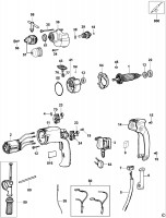 DEWALT DW206 DRILL (TYPE 1) Spare Parts