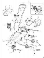 BLACK & DECKER GR342C MOWER (TYPE 1) Spare Parts