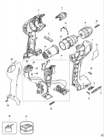 BLACK & DECKER HP122K CORDLESS DRILL (TYPE 1) Spare Parts