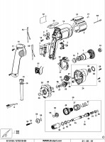 DEWALT DW268K SCREWDRIVER (TYPE 2) Spare Parts