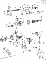 DEWALT DW505 HAMMER DRILL (TYPE 3) Spare Parts