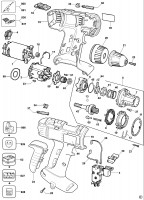 ELU 126851 CORDLESS DRILL (TYPE 4) Spare Parts