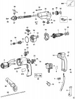 DEWALT DW501 HAMMER DRILL (TYPE 3) Spare Parts