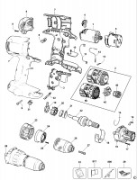 DEWALT DW981 CORDLESS DRILL (TYPE 10) Spare Parts