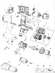 DEWALT DW980 CORDLESS DRILL (TYPE 10) Spare Parts