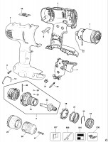 DEWALT DW927 CORDLESS DRILL (TYPE 10) Spare Parts