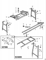 ELU EZ7075 EXTENSION TABLE (TYPE 4) Spare Parts