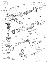 DEWALT DW826 ANGLE GRINDER (TYPE 4) Spare Parts