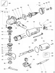 DEWALT DW822 ANGLE GRINDER (TYPE 4) Spare Parts