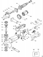 BLACK & DECKER KG100 ANGLE GRINDER (TYPE 2) Spare Parts