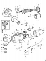 BLACK & DECKER AST6 ANGLE GRINDER (TYPE 1) Spare Parts