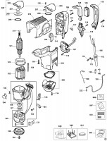 DEWALT D25600K ROTARY HAMMER (TYPE 1) Spare Parts