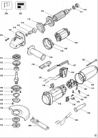 BLACK & DECKER CD500 ANGLE GRINDER (TYPE 2) Spare Parts