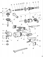 BLACK & DECKER KG2023 ANGLE GRINDER (TYPE 4) Spare Parts