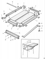 DEWALT DE7192 EXTENSION TABLE (TYPE 1) Spare Parts