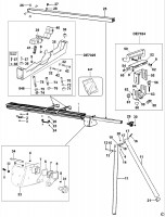 DEWALT DE7023 LEG STAND (TYPE 1) Spare Parts