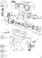 BERNER BBS96V CORDLESS DRILL (TYPE 5) Spare Parts