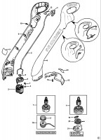 BLACK & DECKER GL420XC STRING TRIMMER (TYPE 2) Spare Parts