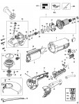 DEWALT D28410 ANGLE GRINDER (TYPE 1) Spare Parts